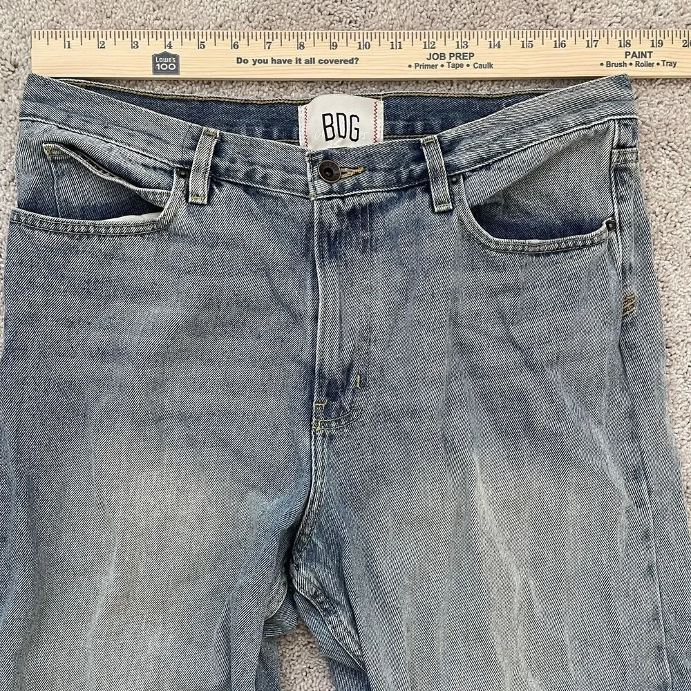 BDG Slacker Fit Wide Leg Relaxed Denim Jeans Mens 36x32 Urban Outfitters Skater